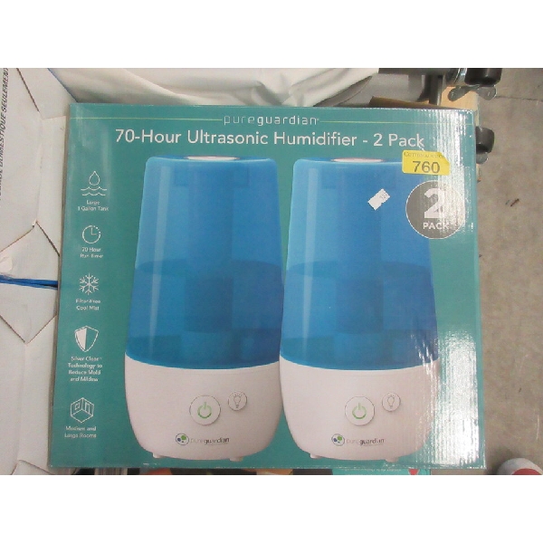 pureguardian Twin Pack of 70-Hour Humidifiers