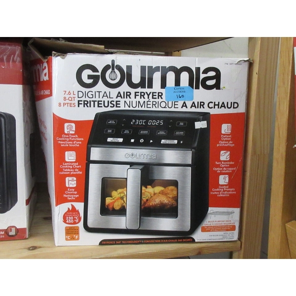Gourmia Digital Air Fryer - 7.6L/8QT