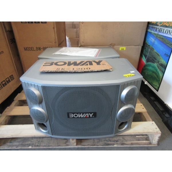 Pair of New Boway BK-1200 Speakers