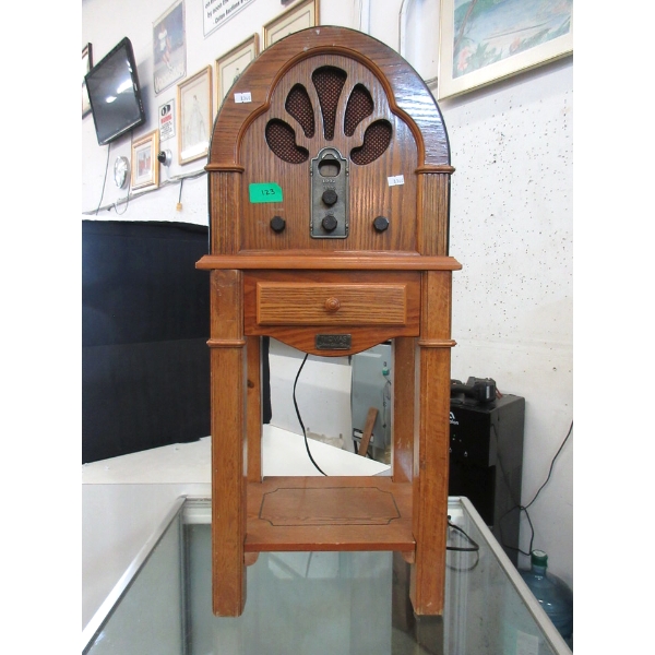 Thomas Floor Standing Radio with Cassette Player