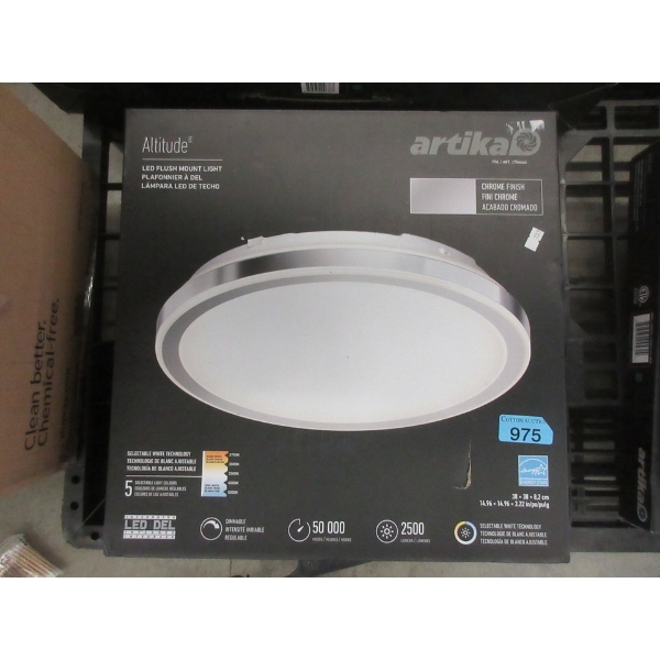 Artika "Altitude" LED Flush Mount Ceiling Light