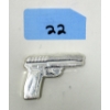 Image 1 : 2 Oz .999 Silver 3D Handgun Bar