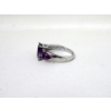 Image 2 : New Amethyst Trinity Ring 