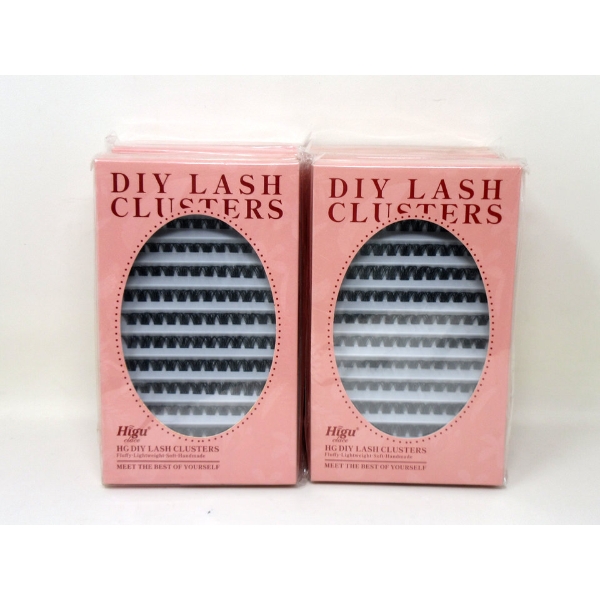 8 New Packs of 144 Higu Lash Clusters 14 mm