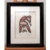 Image 1 : First Nations Art by W. White - "Raven" 