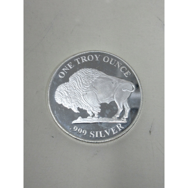 1 Oz RMC Indigenous/Buffalo .999 Silver Round 