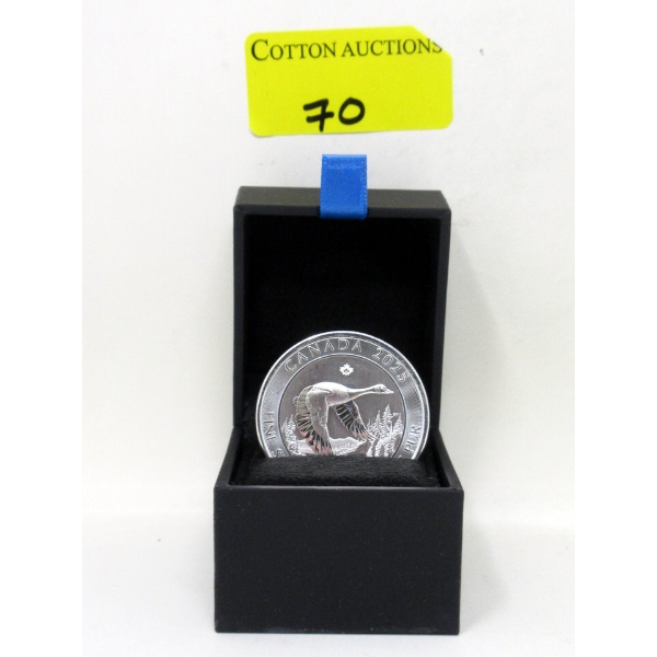 2 Oz .9999 Silver 2025 Canadian Goose Coin 