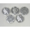Image 2 : 5 x Silver Clad Nude Girl Art Rounds 