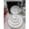 Image 1 : New Royal Doulton "Platinum" 5 Pc. Place Setting