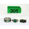 Image 1 : Three Vintage .925 Sterling Silver Rings
