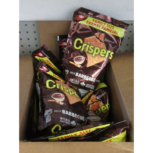 11 x 240 g Bags of Crispers Barbecue Snacks