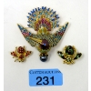 Image 1 : Joan Rivers 3.5" Bird Brooch & 2 Bee Brooches