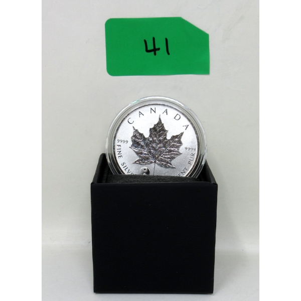 1 Oz .9999 Silver 2016 Canada Maple Leaf Coin 