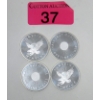 Image 1 : 4 x 1/2 Oz .999 Silver Sunshine Minting Rounds 
