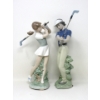Image 1 : 2 NAO by Lladro Porcelain Golfing Figurines