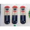 Image 1 : 3 New Metal Standard Station Wall Thermometers