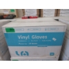 Image 1 : Case of Powder-Free Vinyl Gloves - Medium