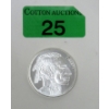 Image 1 : 1 Oz .999 Silver Indigenous/Buffalo Round 