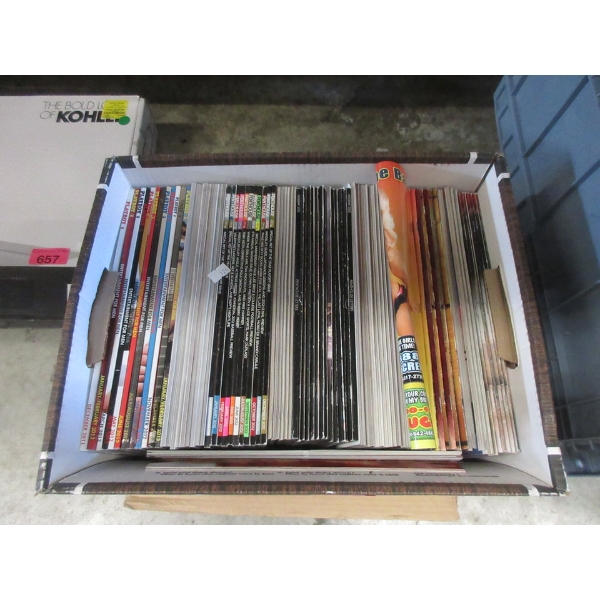 Box of Assorted Pornography Magazines