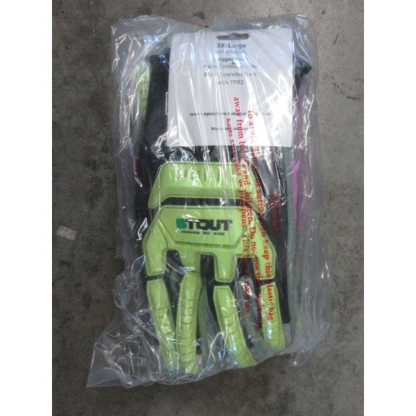 5 New Pairs of Stout Juggernaut Work Gloves - 3XL