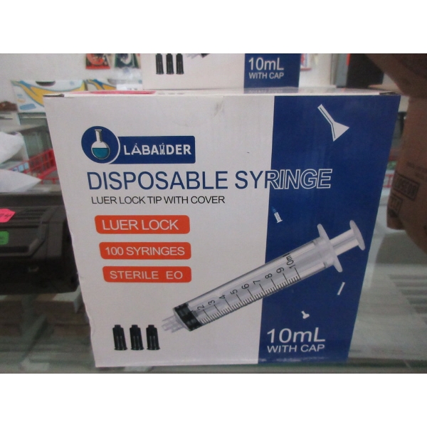 4 New Boxes of 100 Disposable 10 ml Syringes