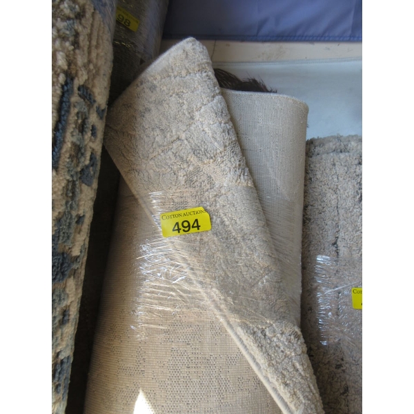 7' x 9' Grey Low Pile Area Carpet 