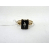 Image 2 : Vintage 10 KT Gold Diamond Center Ring - Size 8