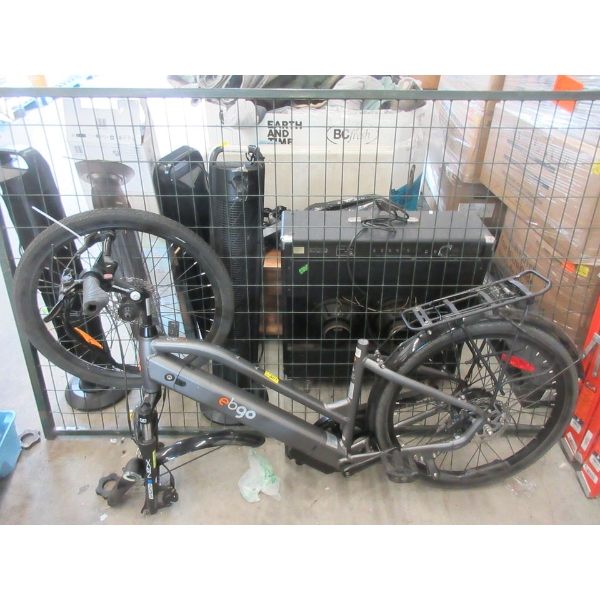 Grey ebgo CC540 E-Bike with Battery