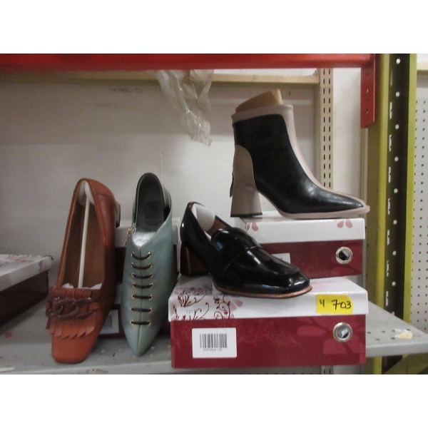 4 New Pairs of Size 8 and 9 Boxed Ladies Footwear