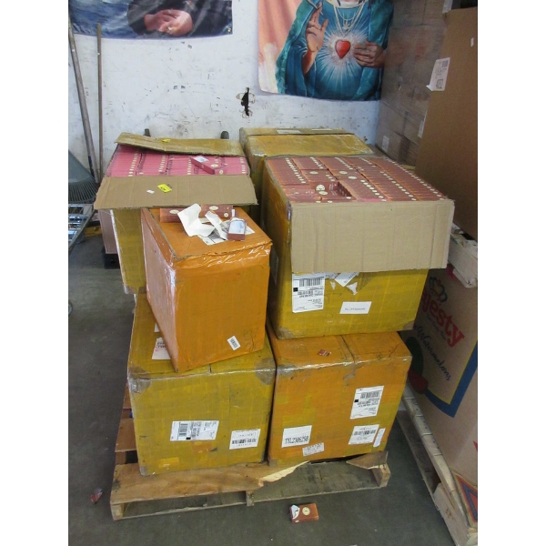 Skid of Empty Vape Pod Boxes - Honey Buzz Brand