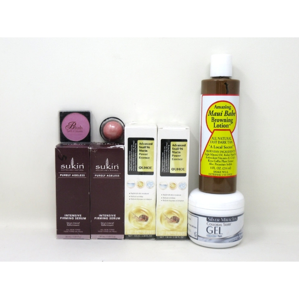 Collection of Skin Care Products & Make Up