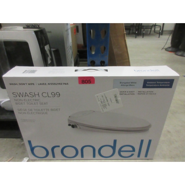 Brondell Swash CL99 Bidet Toilet Seat