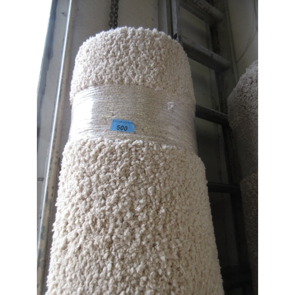 8' x 10' Cream Shag Area Carpet