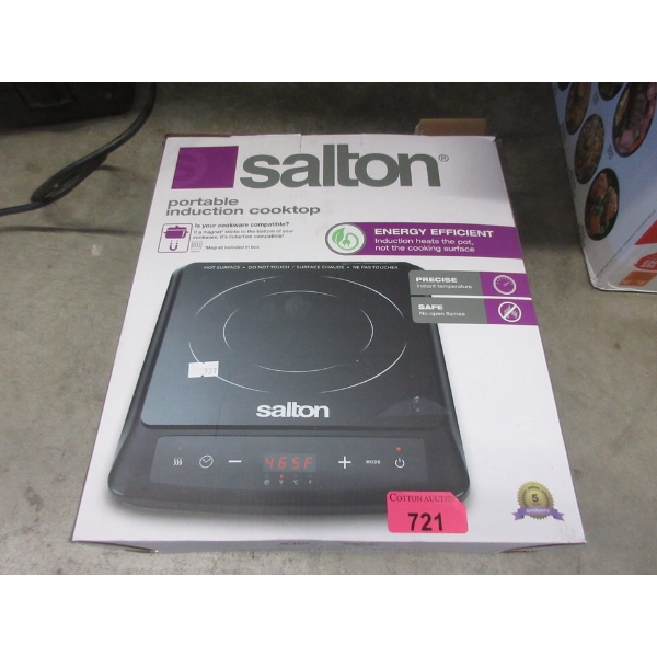 Salton Portable Induction Cook Top - Customer Return
