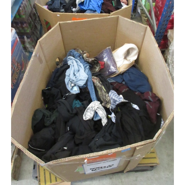 Skid of Overstock & Customer Return Clothing - As Is