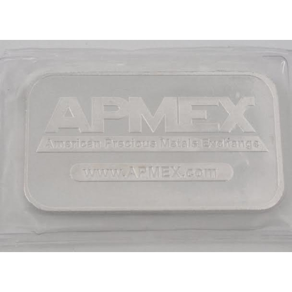 1 Oz .999 Silver APMEX Bar