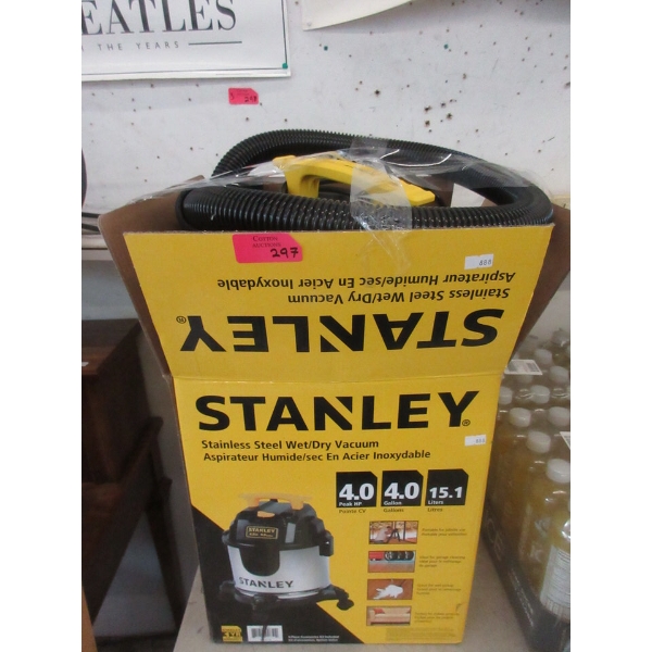 Compact Stanley Stainless Steel Wet/Dry Vac 