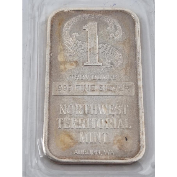1 Oz .999 Silver NWTM Bar