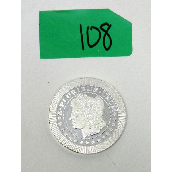 1 Oz .999 Silver E.Pluribus.Unum Round 