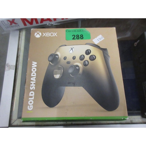Xbox Gold Shadow Wireless Controller in Box