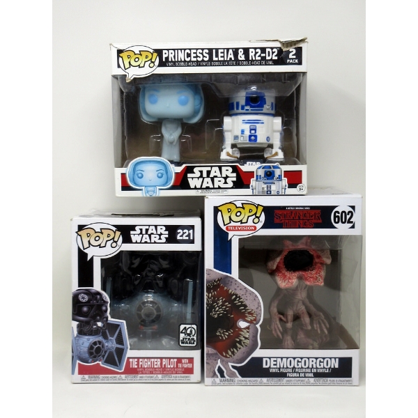 3 New Funko Pop Vinyl Collectibles 