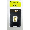 Image 1 : 1/10 Oz/ 3.10 Grams .9999 Fine Gold Argor-Heraeus Certified Bar 