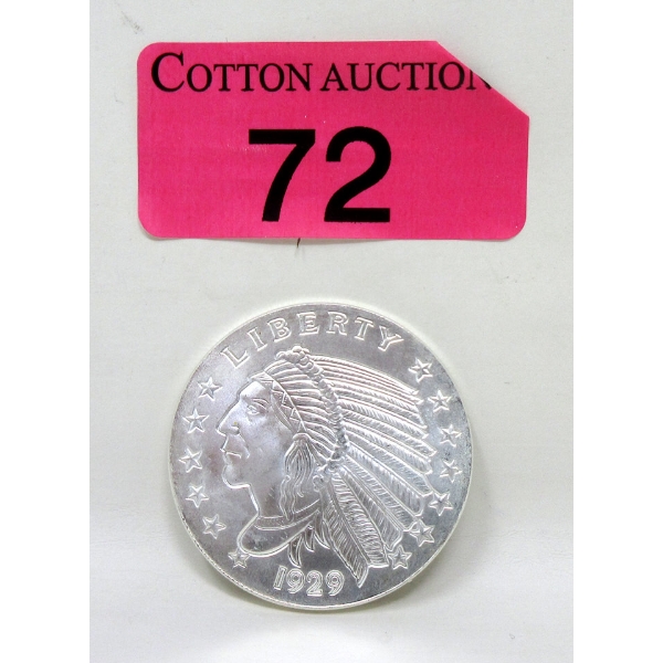 1 Oz .999 Silver Indigenous/Liberty Round 