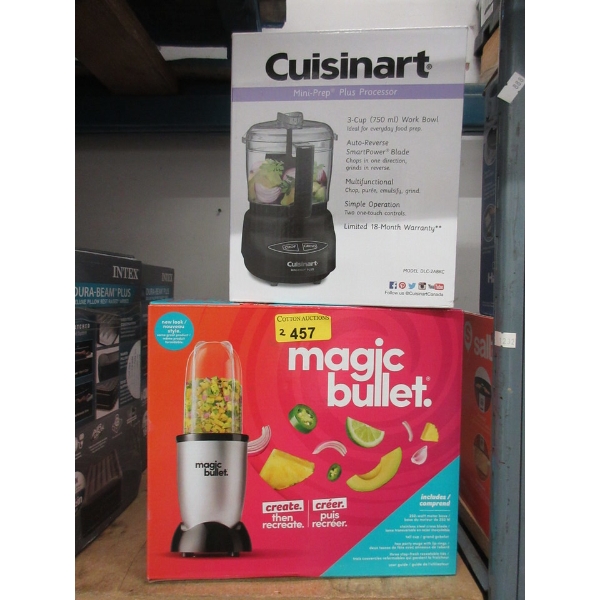 Magic Bullet & Cuisinart Mini-Prep Machine