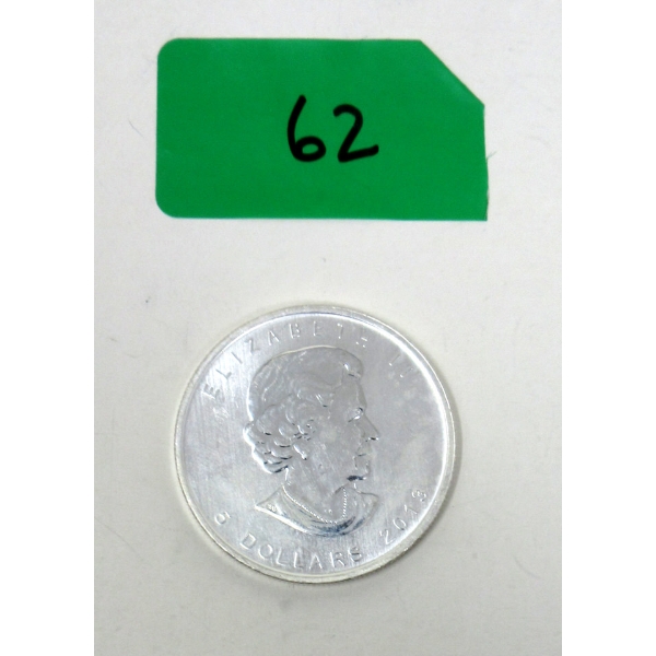 1 Oz .9999 Silver 2013 Canada Maple Leaf Coin 