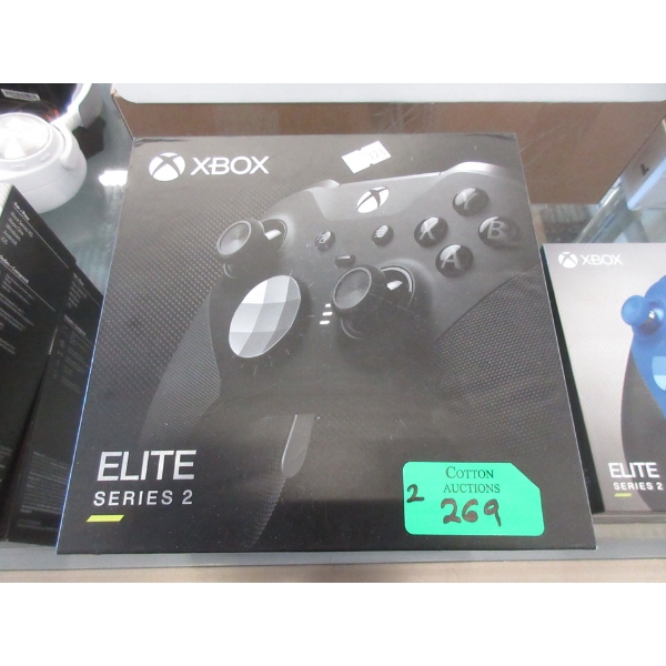 2 Xbox Elite Series 2 Wireless Controllers in Boxes