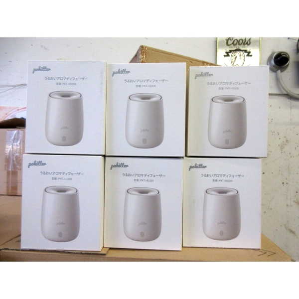 6 New Pokitter Ultrasonic Aroma Diffusers - White
