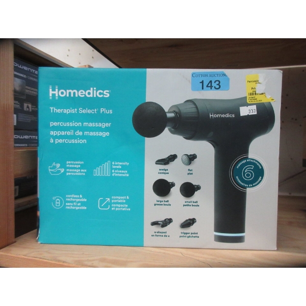 Homedics Therapist Select Plus Massage Gun