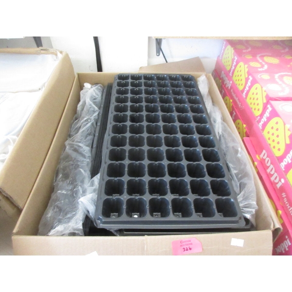 Case of 8 New Sets of 10 Seed Starting Trays