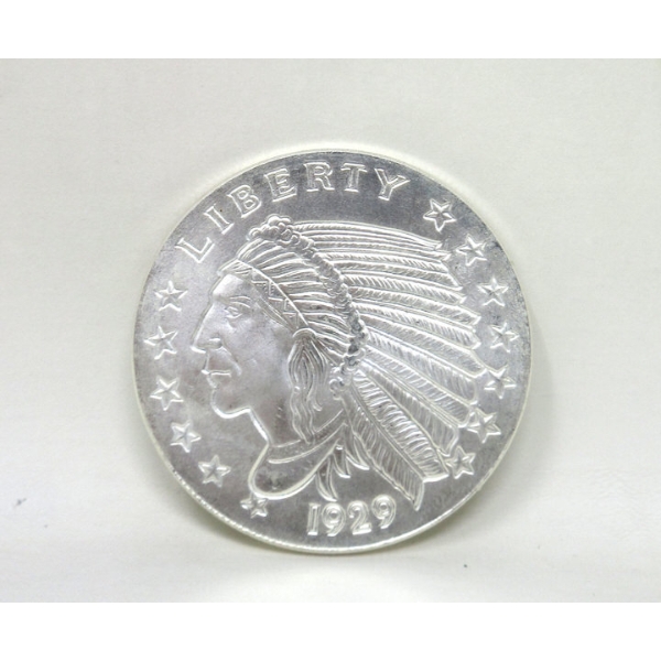 1 Oz .999 Silver Indigenous/Liberty Round 